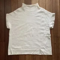 ＊美品＊studioCLIP ハイネックニットベスト ホワイト