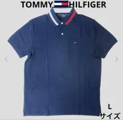 TOMMY HILFIGER トミーフィルフィガー ロゴ 刺繍 半袖ポロシャツ