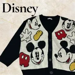 Disney ミッキーマウス ニットカーディガン 長袖
