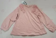 シューラルー フリル付き トレーナー 130 ピンク