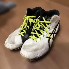 ASICS バレーボールシューズ ホワイト/ブラック/イエロー