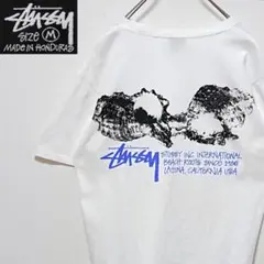 Stussy ステューシー Shells ストックロゴ ホワイト 半袖 Tシャツのサムネイル