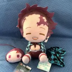 鬼滅の刃 でっかいぽふっと ぬいぐるみ 竈門炭治郎 オマケ付き