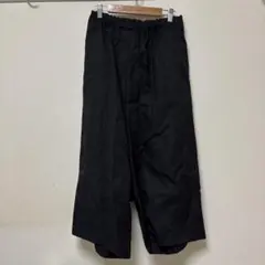 【極美品】ブラックコムデギャルソン　サルエルパンツ　ウールギャバ　ペンギン 大人気◇完売 コムデギャルソン ブラック サルエルパンツ◇黒 (COMME