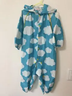 orange bon bon 空雲柄レインコート 90cm