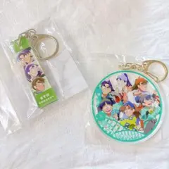 忍たま　六年生　アクリルキーホルダー　アクリルカード　花屋敷　みんなで商い