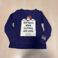 BEN DAVIS ネイビー 長袖カットソー 110cm