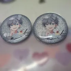 カラフルピーチ　ダイナー缶バッチ　ヒロ