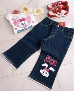 シャーリーテンプル♡大きなキューティーバニーが可愛い♡７分丈パンツ♡120♡