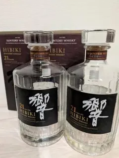 空瓶（箱付き）サントリーウイスキー響21年 700ml　2本のサムネイル