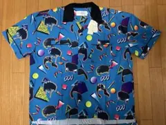 【新品未使用】キャメルクラッチオーケストラ 総柄シャツ　半袖シャツのサムネイル