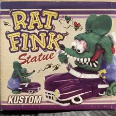 【美品】RAT FINK スタチュー フィギュア 箱付 ラットフィンク Rat Fink スタチュー for HCS2022 正規品 ムーン