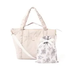 未使用　フランフラン　クラシックフラワー　トラベルバッグ　マザーズバッグ