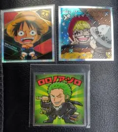 ONE PIECE ビックリマン　シール 3枚セット