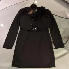 【新品タグ付】Queen017 レイナ　フリルボレロワンピース　Ｌサイズ