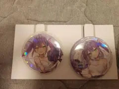 常闇トワ　缶バッチホロ