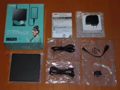 [美品] Logitec スマホ用CDレコーダ [型番：LDR-SM8URBK]