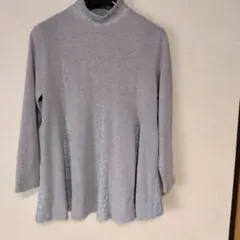 おしゃれ デザイン　ニットチュニック