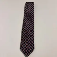 ダンヒル ネクタイ ペイズリー ネイビー シルク100% イタリア製 メンズ