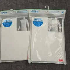 ユニクロ　エアリズム　UVカットクルーネックT M 2枚