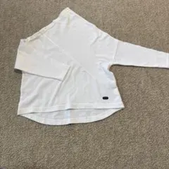 FHTH 白カットソー 変形カットソー