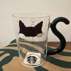 即発送　スターバックス　ハロウィン2025　耐熱グラスマグキャット296ml
