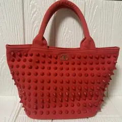 DIAVEL ディアベル トートバッグ　赤　スタッズ【最終値下げ】