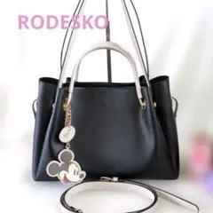 最終値下げ❗️RODESKO✖DISNEY　ミッキー　4ウェイバッグ 未使用級❢