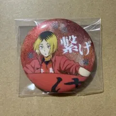 ハイキュー 横断幕 グリッター缶バッジ 研磨