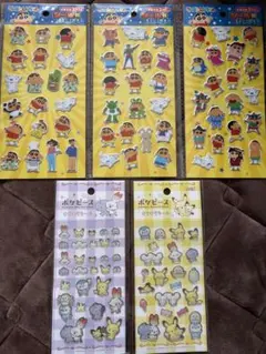 クレヨンしんちゃん　ポケモン　シール