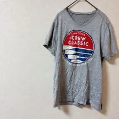 SAN DIEGO CREW CLASSIC Tシャツ グレー Vネック