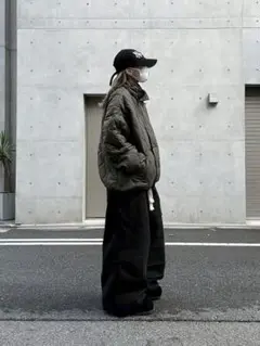 YACA ヤーカ　Stand Collar Quilting Jacket