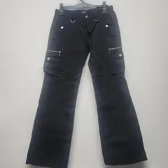 BURBERRY　BLACKLabel黒いカーゴパンツ サイズ73