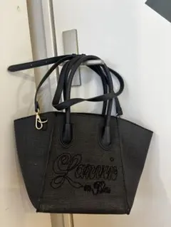 あや様専用　　LANVINen Bleu 巾着付き春夏ハンドバッグ