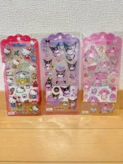 【正規品】サンリオ ドロップジェリーシール　キティ　クロミ　マイメロ