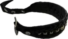 engravethecross leather studs bracelet