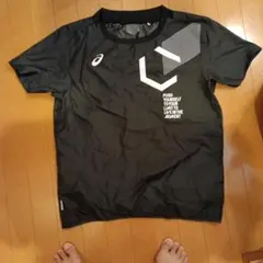 asics バレーボール用 プラクティスシャツ ブラック