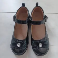 フォーマルシューズ　女の子　黒　 20cm