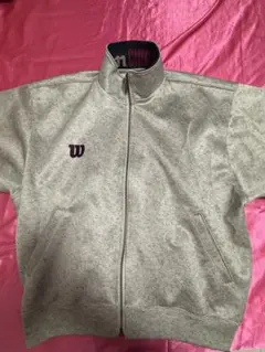 Wilson グレー ジップアップジャケット