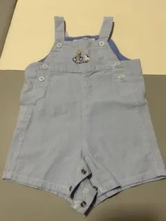 familiar ストライプオーバーオール 70