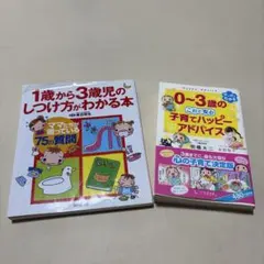 育児本　1歳〜3歳児のしつけ方がわかる本　0〜3歳の子育てハッピーアドバイス