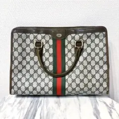 オールドグッチ　GUCCI トートバッグ　ハンドバッグ　シェリーライン