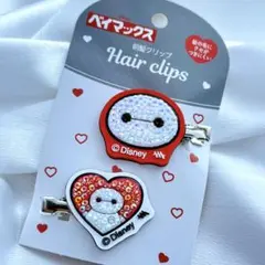 ベイマックス ディズニー 前髪クリップ デコ ヘアクリップのサムネイル