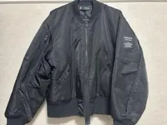 GU×UNDERCOVER MA-1 フライトジャケット ブラック