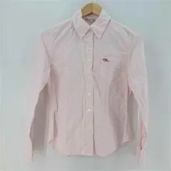 POLO JEANS COMPANY 長袖シャツ ピンク ストライプ Mのサムネイル
