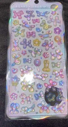 正規品☆ボンボンドロップシール☆バルーンボンボン☆オーロラ☆クーリア