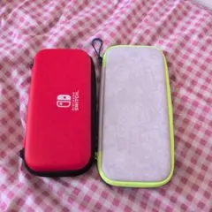 Nintendo Switch ケース 赤 透明