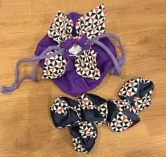 お手玉　巾着袋付き