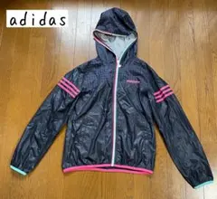 adidas NEO LABELフード付きウィンドブレーカー　フルジップ