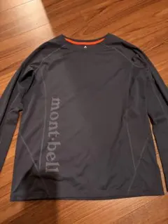 mont-bell ロングスリーブTシャツ ダークグレー　レディース